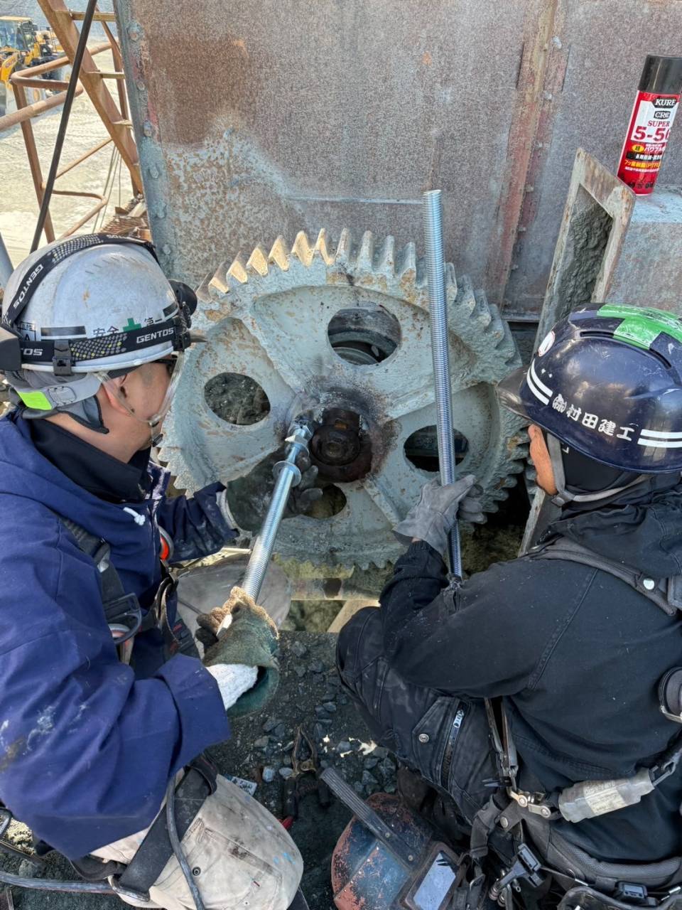 静岡県浜松市で機械メンテンナス工事を行っている愛知県豊川市の山真工業です！