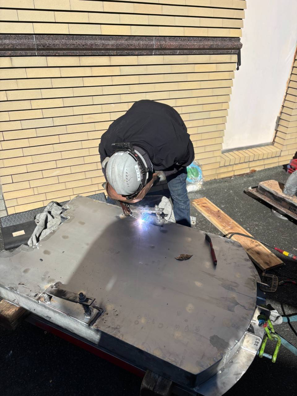 愛知県新城市のS施設で設備交換を行っている豊川市の山真工業です！