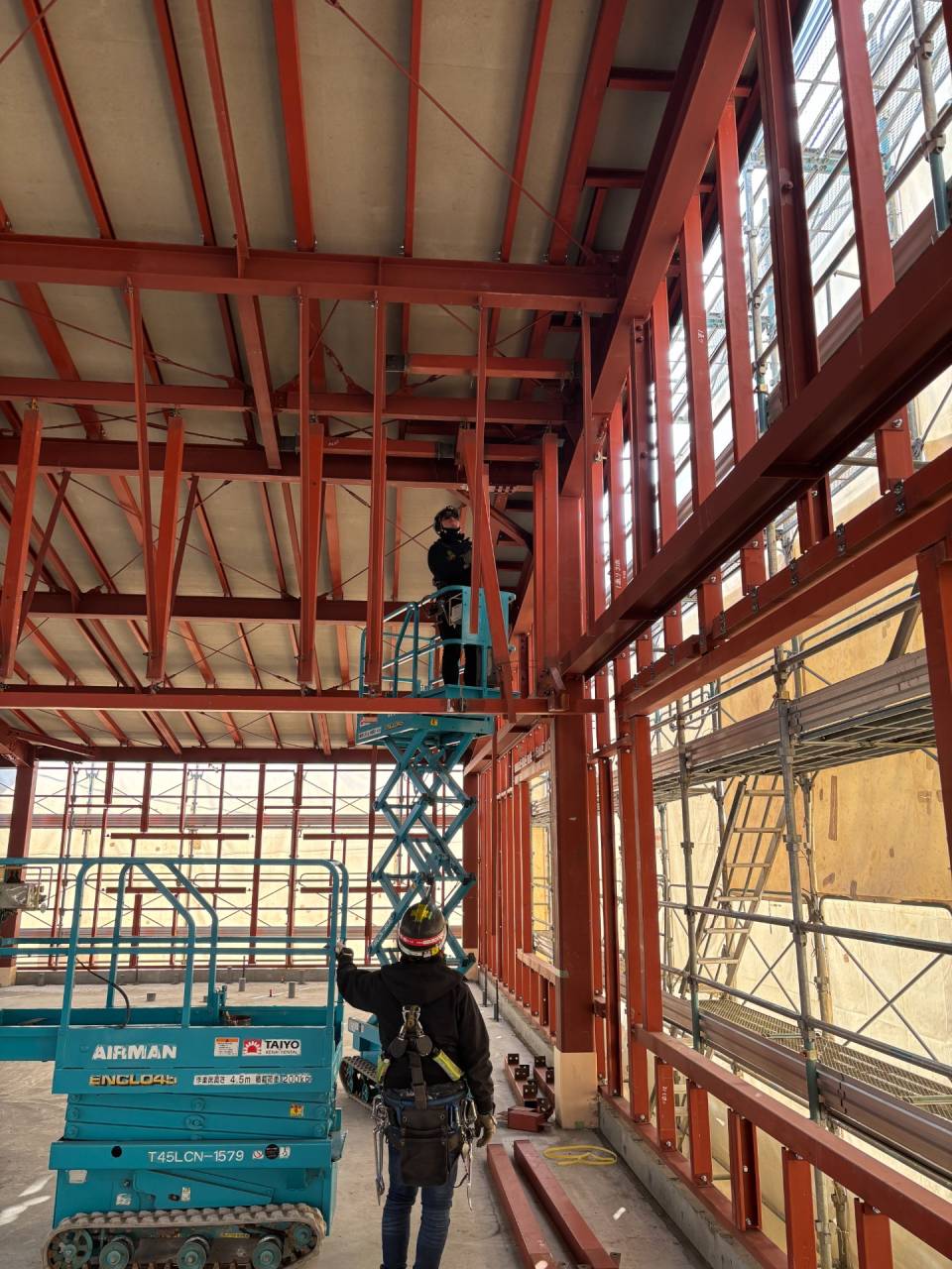 愛知県豊川市で鉄骨組立を行っている愛知県豊川市の山真工業です！