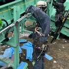 富山県富山市のT社様で機械据付工事を行っている愛知県豊川市の山真工業です！